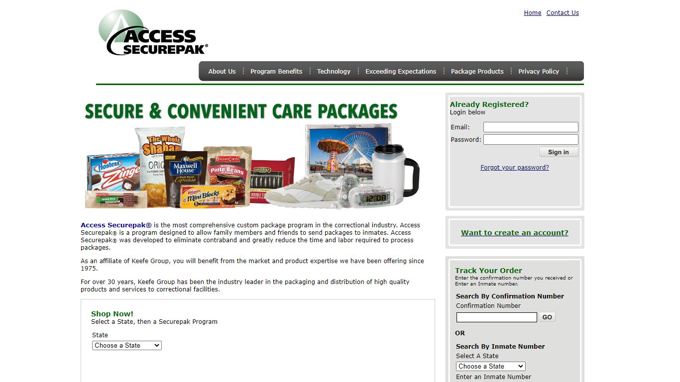 San Mateo County Sheriff Package Program - CA - Access Securepak
